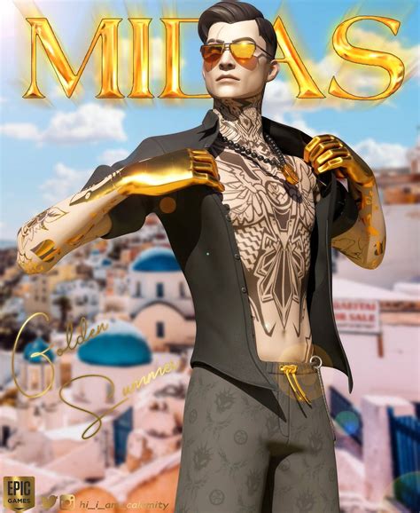 midas fortnite wallpaper 4k